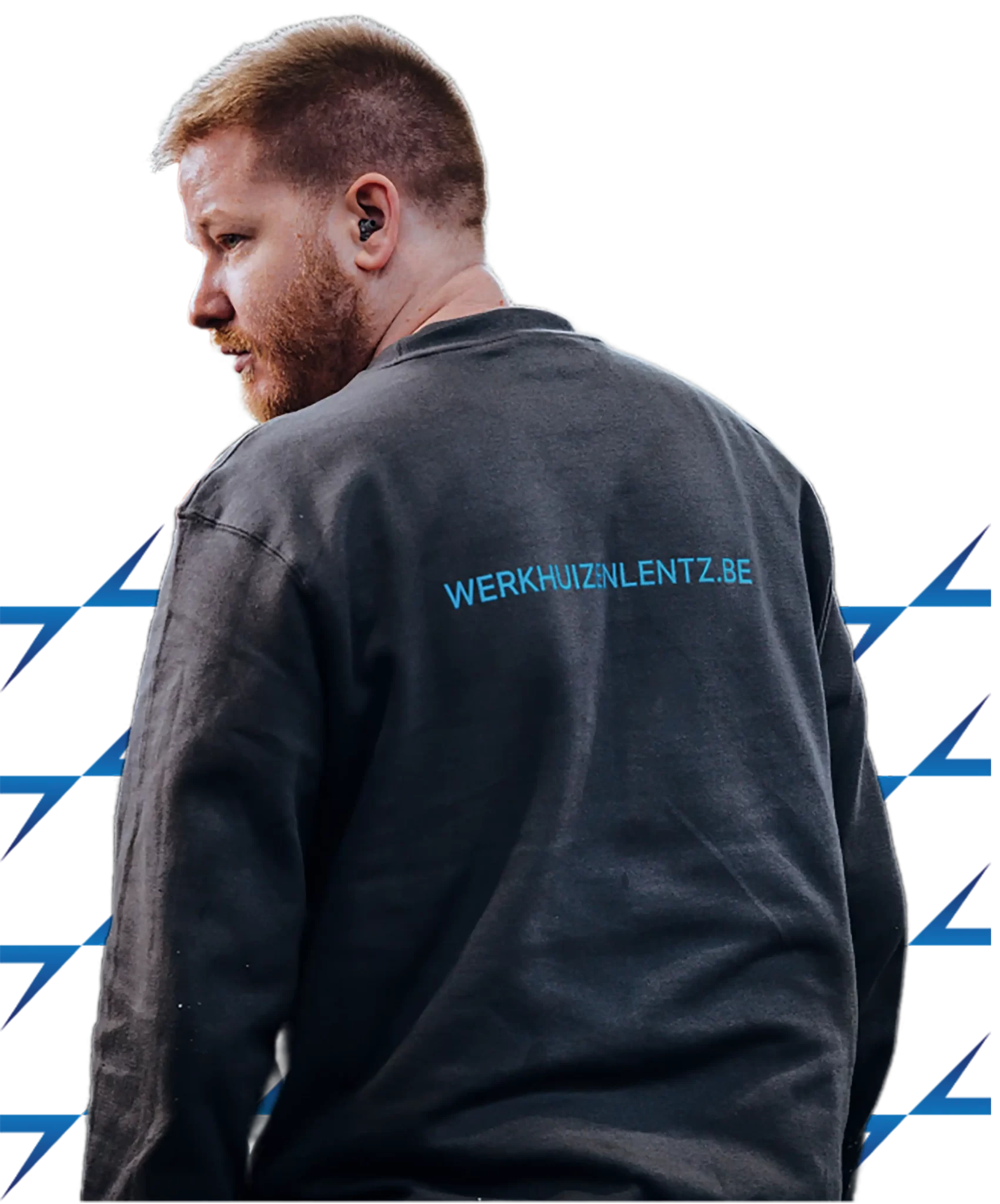 Een werknemer van Werkhuizen Lentz