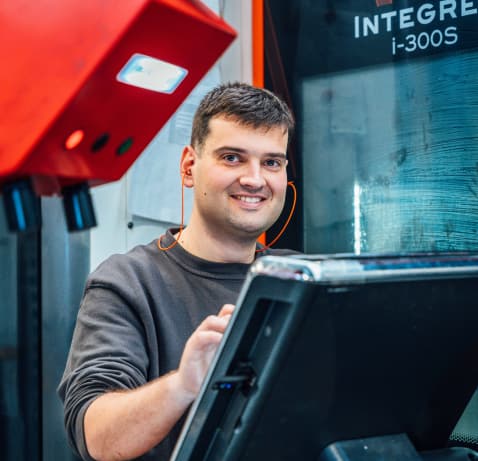 Foto van werknemer werkhuizenlentz