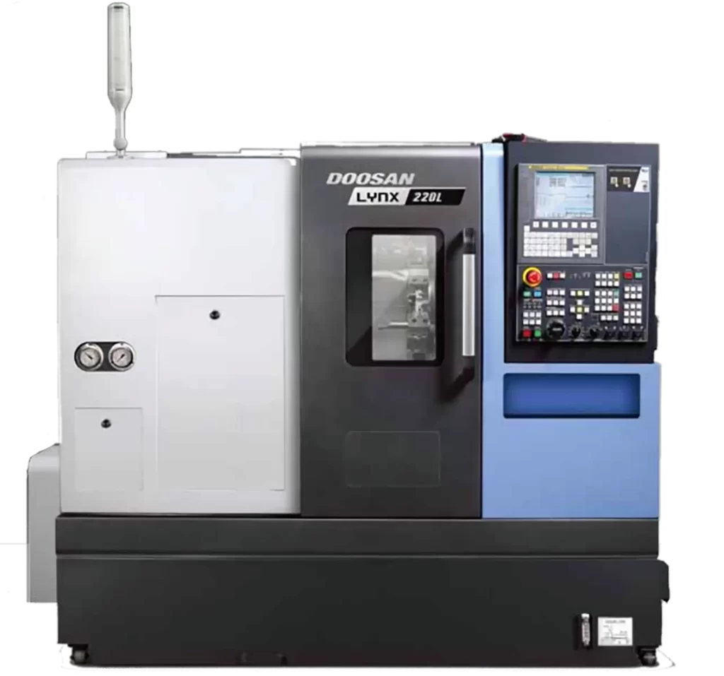 een DOOSAN Lynx 220 LC machine