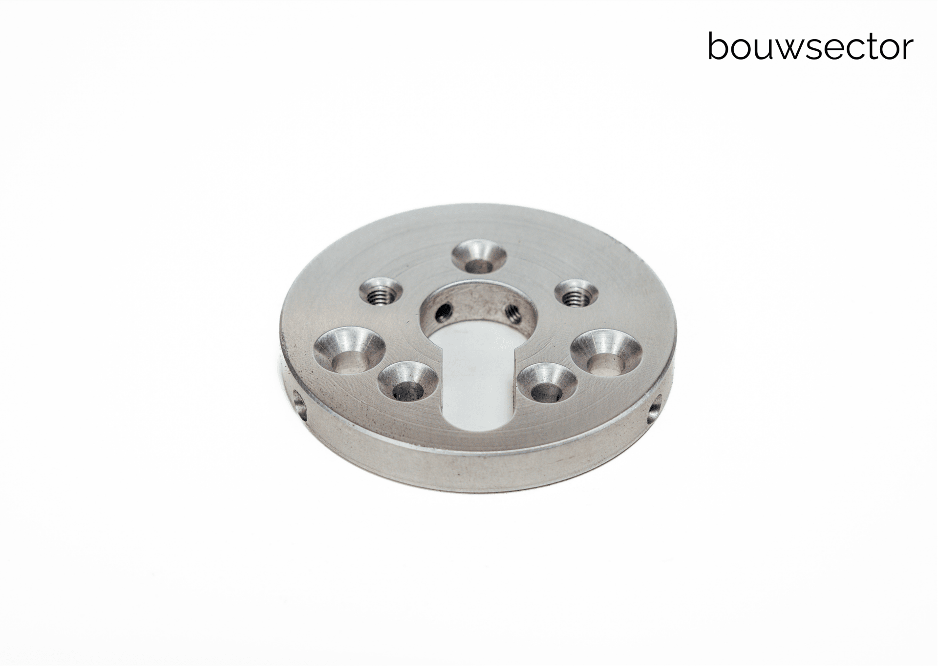 Productfoto van een deurbeslag geborstelde inox