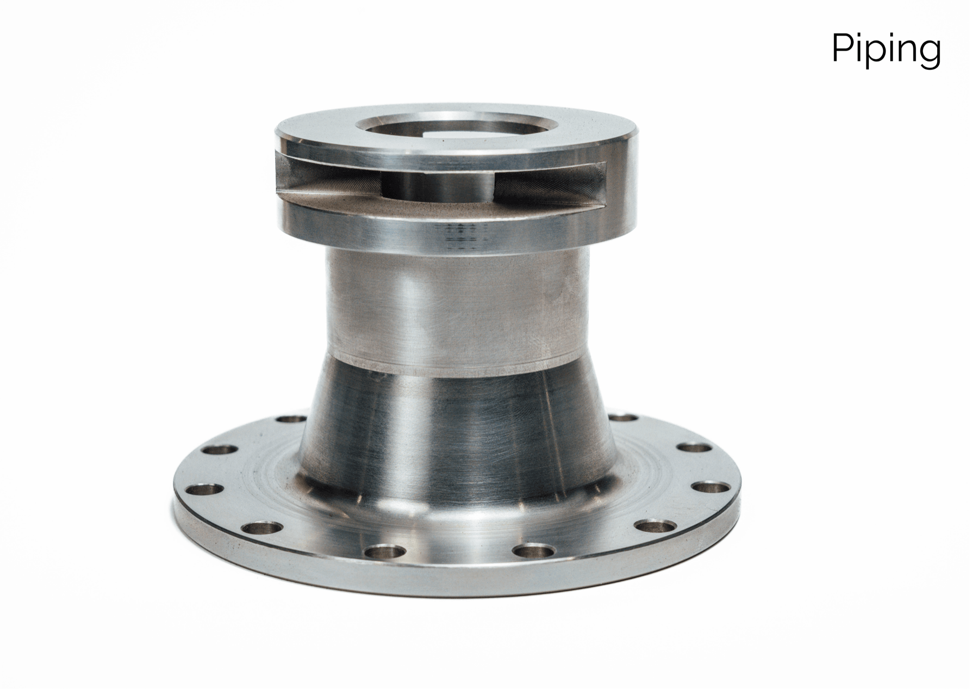 Productfoto van een koppelflens inox 316